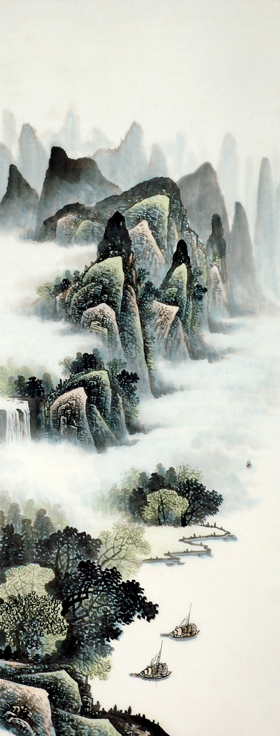 Chinese Landscape Painting - CNAG008288