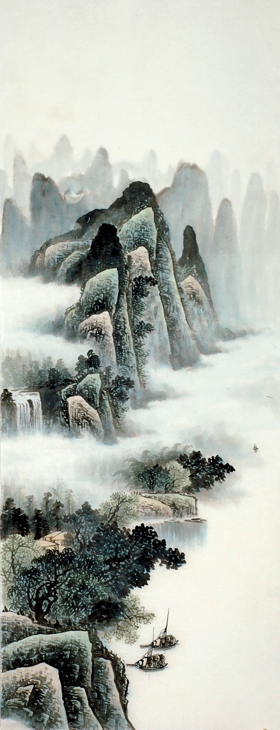 Chinese Landscape Painting - CNAG008289