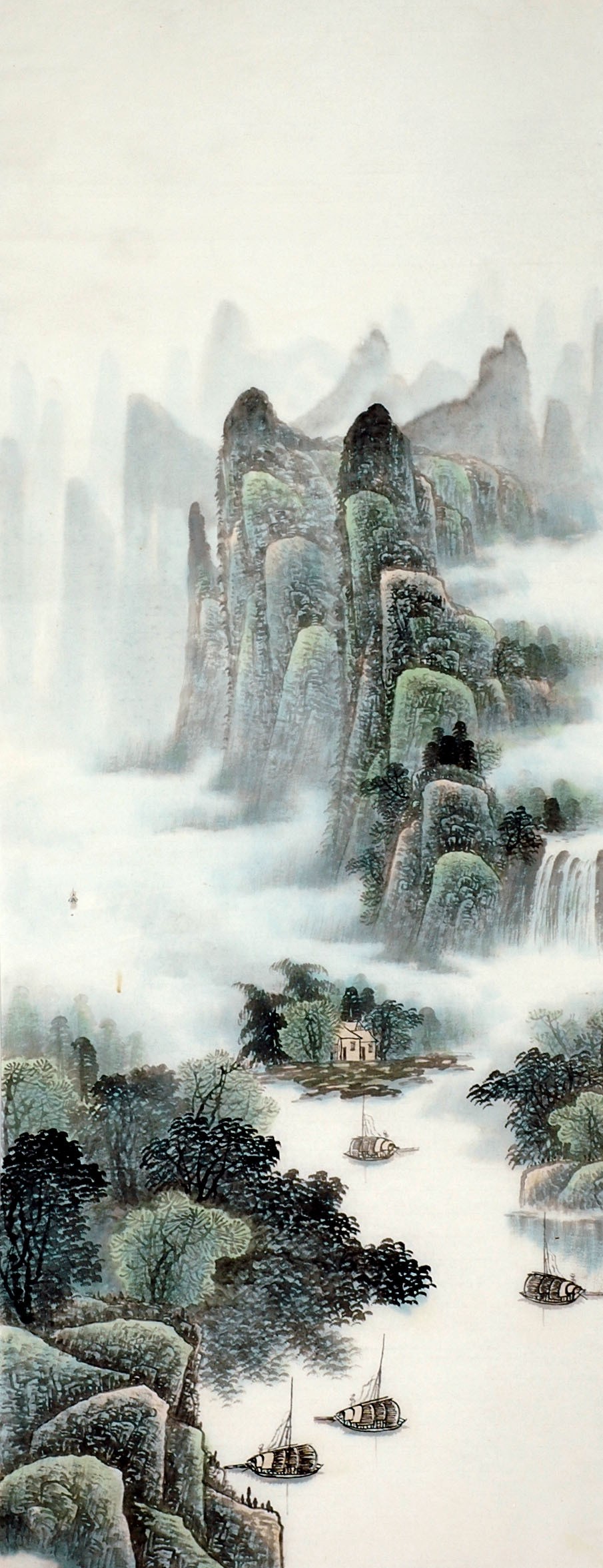 Chinese Landscape Painting - CNAG008290
