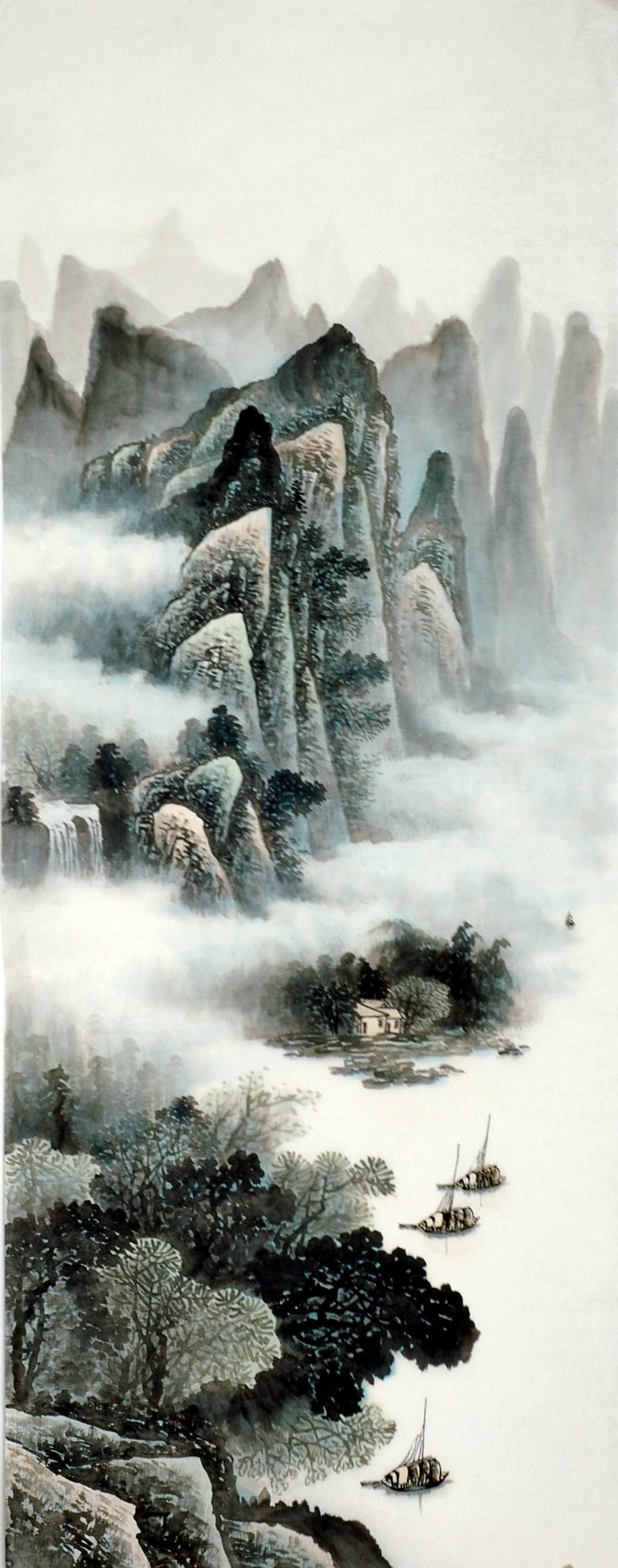 Chinese Landscape Painting - CNAG008291