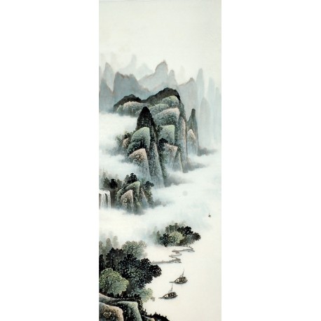 Chinese Landscape Painting - CNAG008292