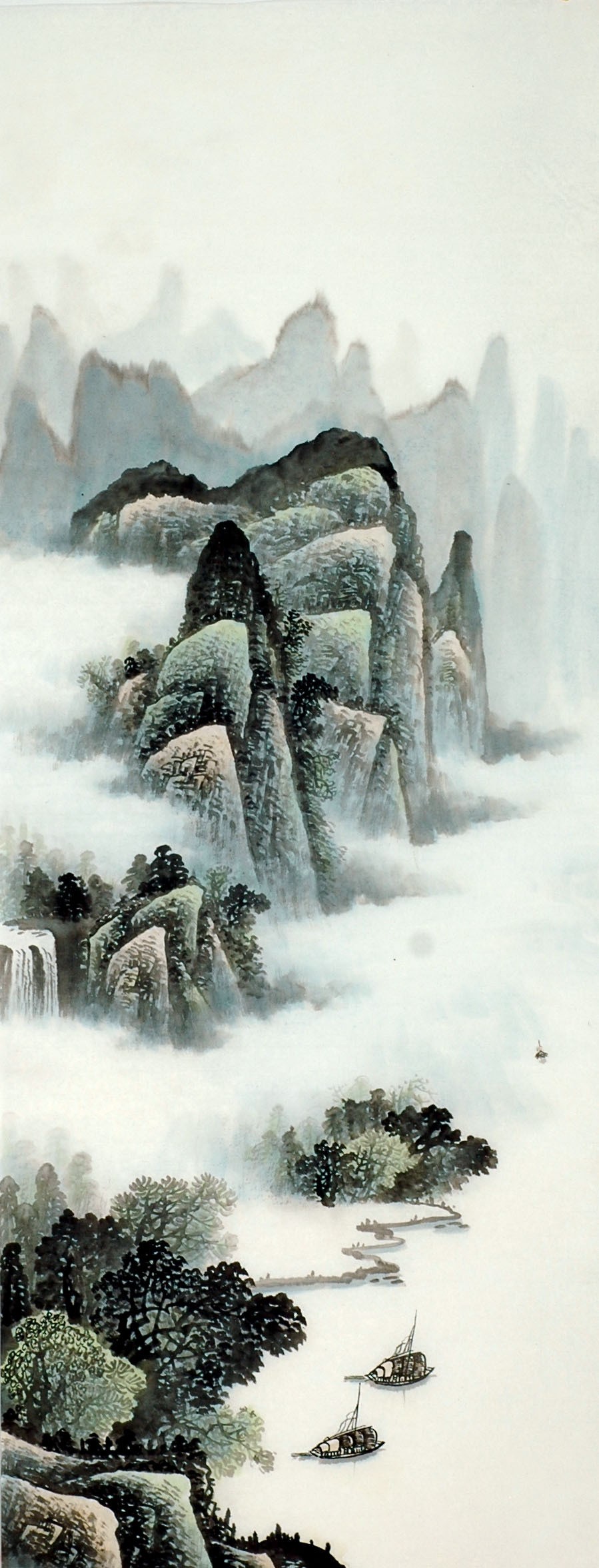 Chinese Landscape Painting - CNAG008292