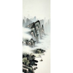 Chinese Landscape Painting - CNAG008293