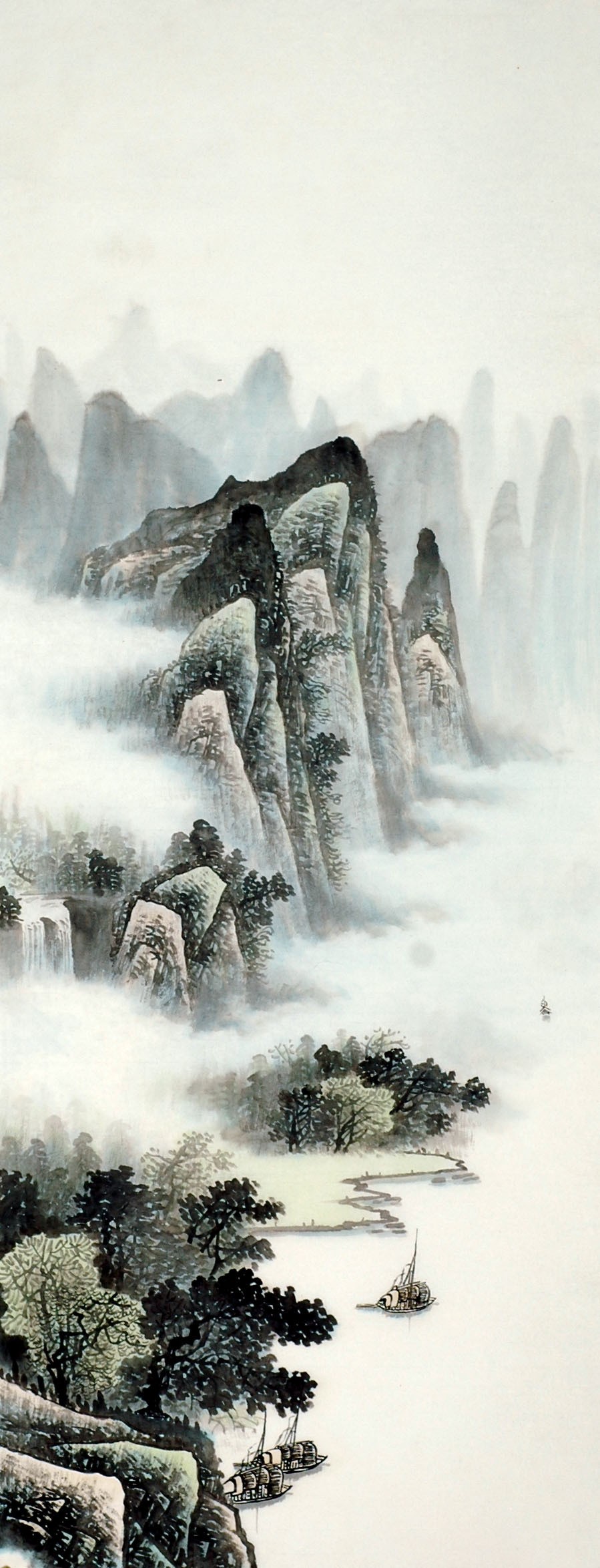 Chinese Landscape Painting - CNAG008293