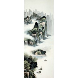 Chinese Landscape Painting - CNAG008295
