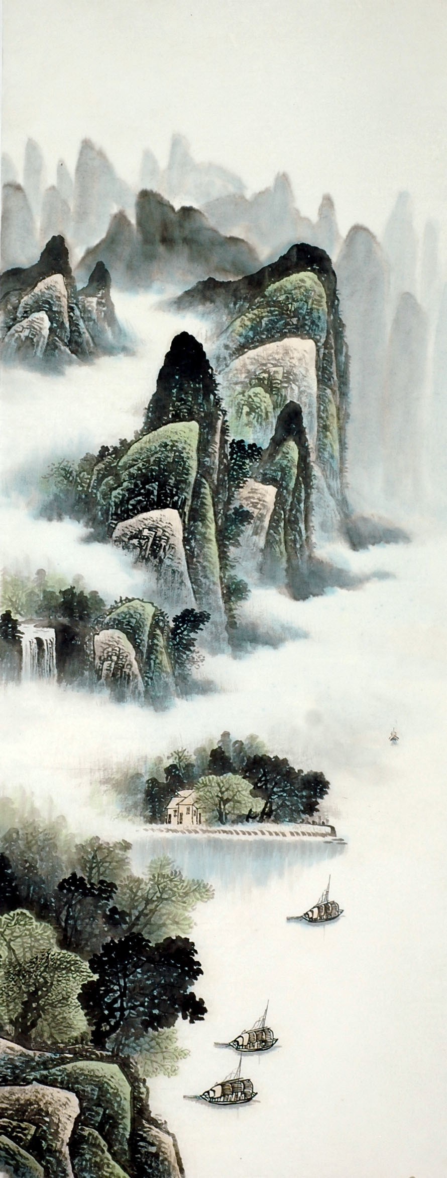 Chinese Landscape Painting - CNAG008295