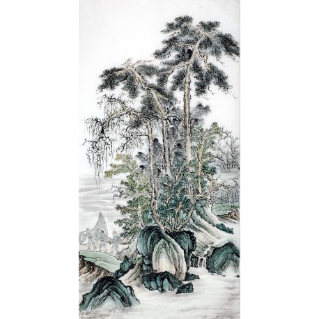 Chinese Landscape Painting - CNAG008297