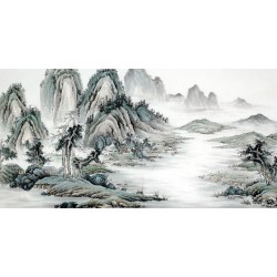 Chinese Landscape Painting - CNAG008299