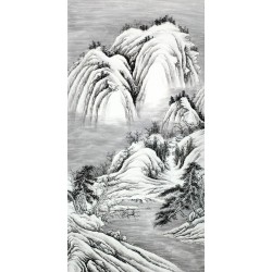 Chinese Landscape Painting - CNAG008301