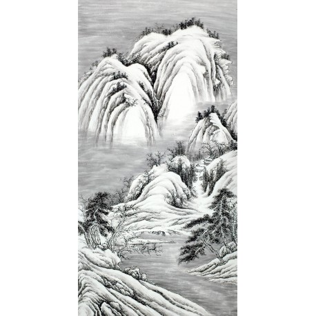 Chinese Landscape Painting - CNAG008301