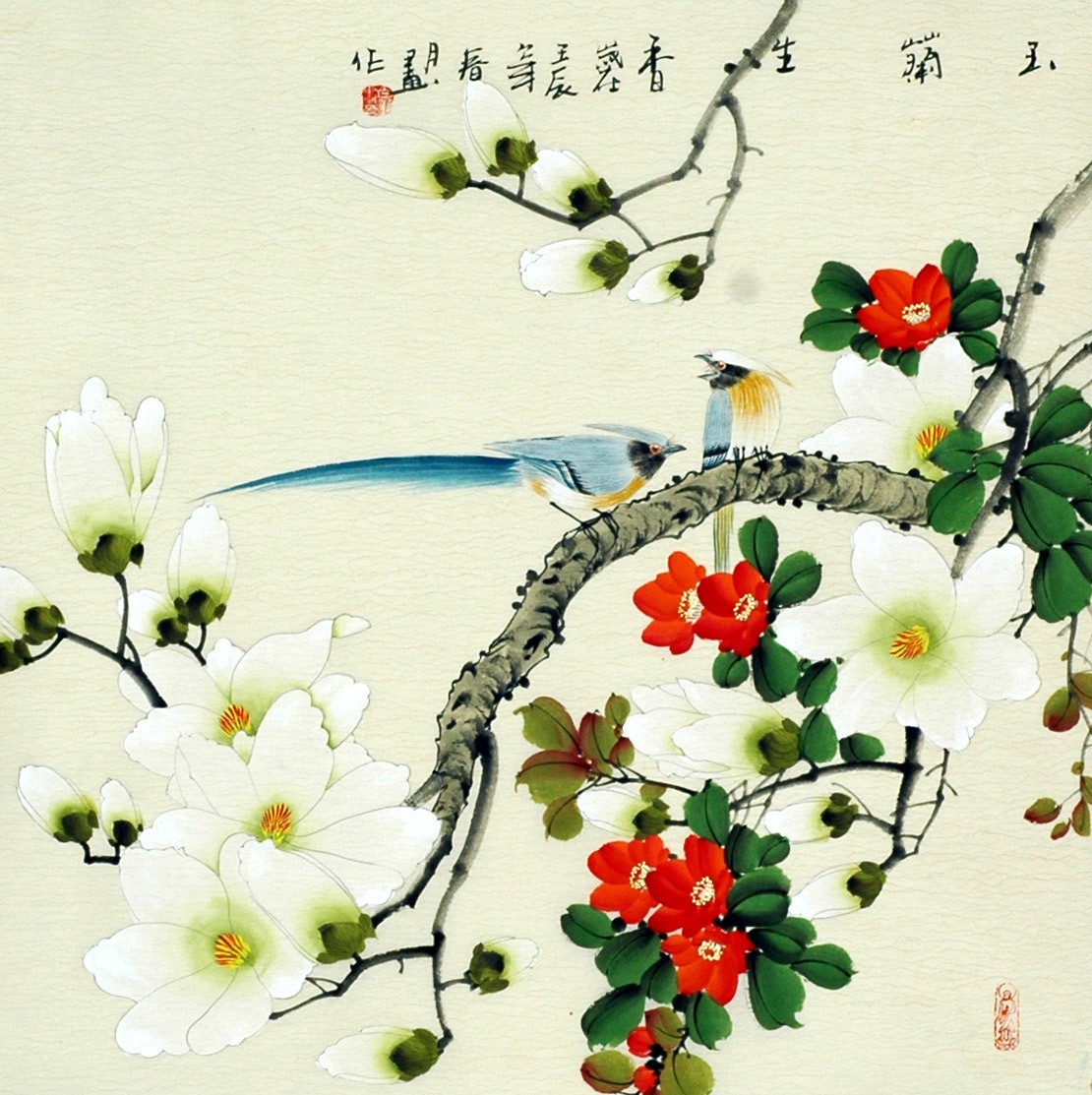 Chinese Flowers&Trees Painting - CNAG008309