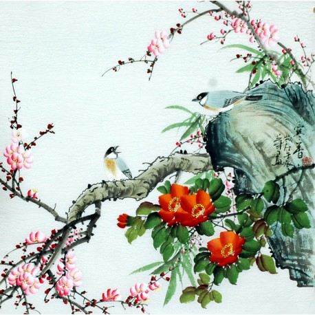 Chinese Flowers&Trees Painting - CNAG008311