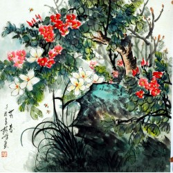 Chinese Flowers&Trees Painting - CNAG008319