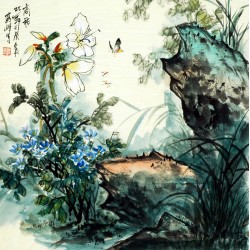 Chinese Flowers&Trees Painting - CNAG008320