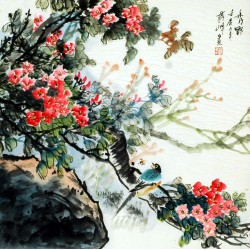 Chinese Flowers&Trees Painting - CNAG008321