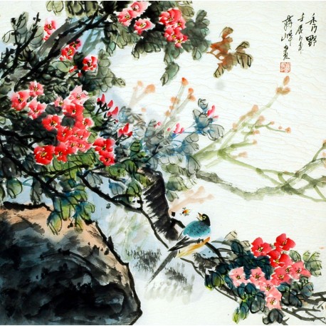 Chinese Flowers&Trees Painting - CNAG008321