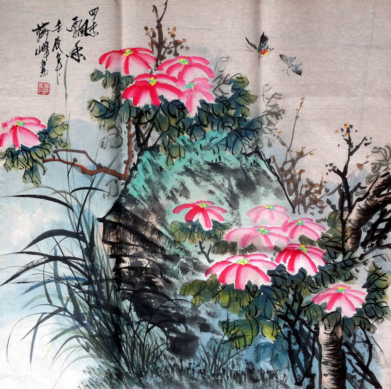 Chinese Flowers&Trees Painting - CNAG008322