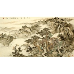 Chinese Landscape Painting - CNAG008328