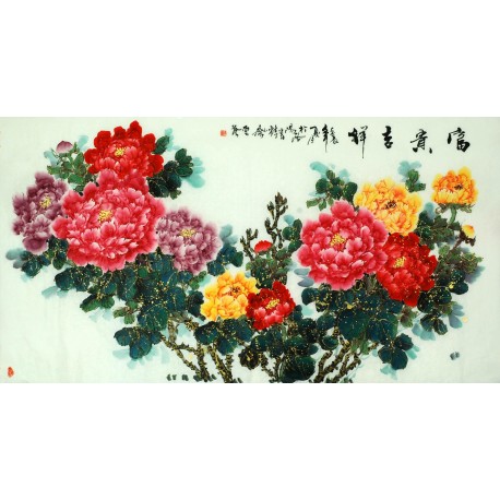 Chinese Peony Painting - CNAG008332