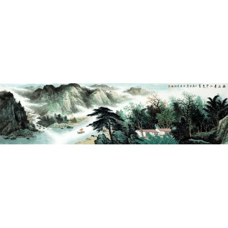 Chinese Landscape Painting - CNAG008340