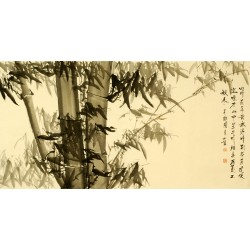 Chinese Bamboo Painting - CNAG008342