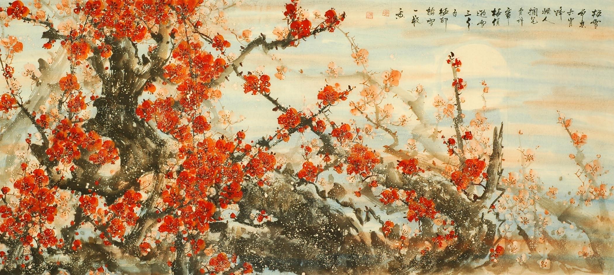 Chinese Plum Painting - CNAG008343