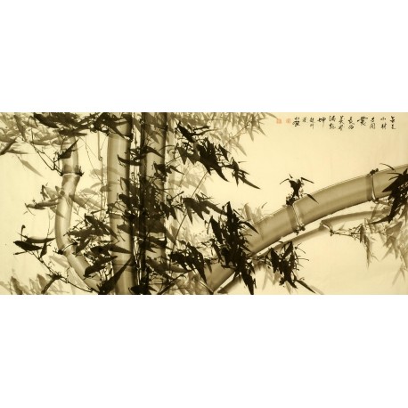 Chinese Bamboo Painting - CNAG008345