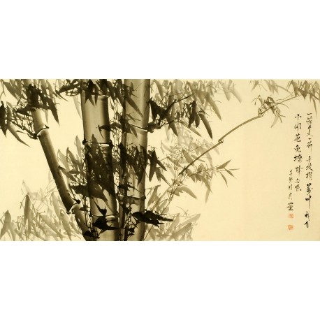 Chinese Bamboo Painting - CNAG008346