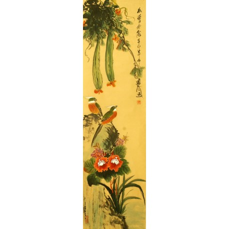 Chinese Peony Painting - CNAG008348