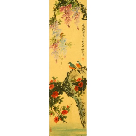 Chinese Peony Painting - CNAG008349