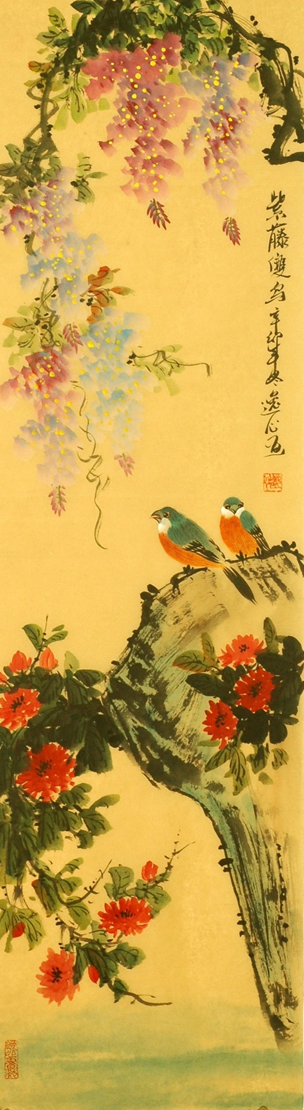 Chinese Peony Painting - CNAG008349