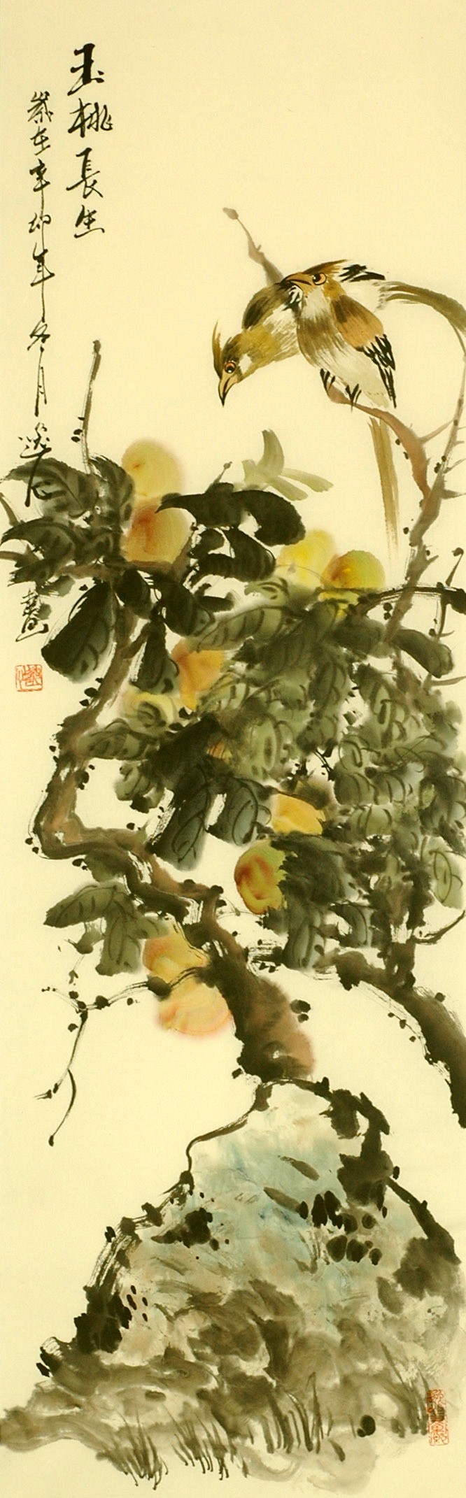 Chinese Peony Painting - CNAG008358
