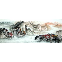 Chinese Landscape Painting - CNAG008365