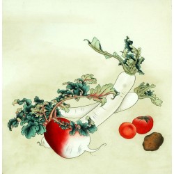 Chinese Lotus Painting - CNAG008367