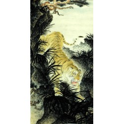 Chinese Tiger Painting - CNAG008369