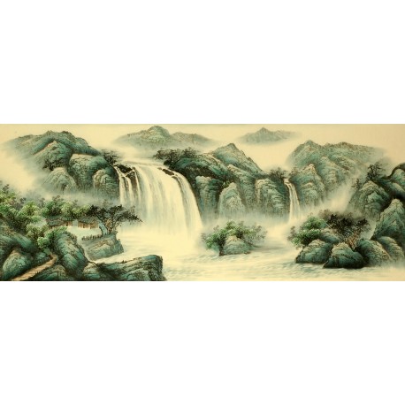 Chinese Landscape Painting - CNAG008371