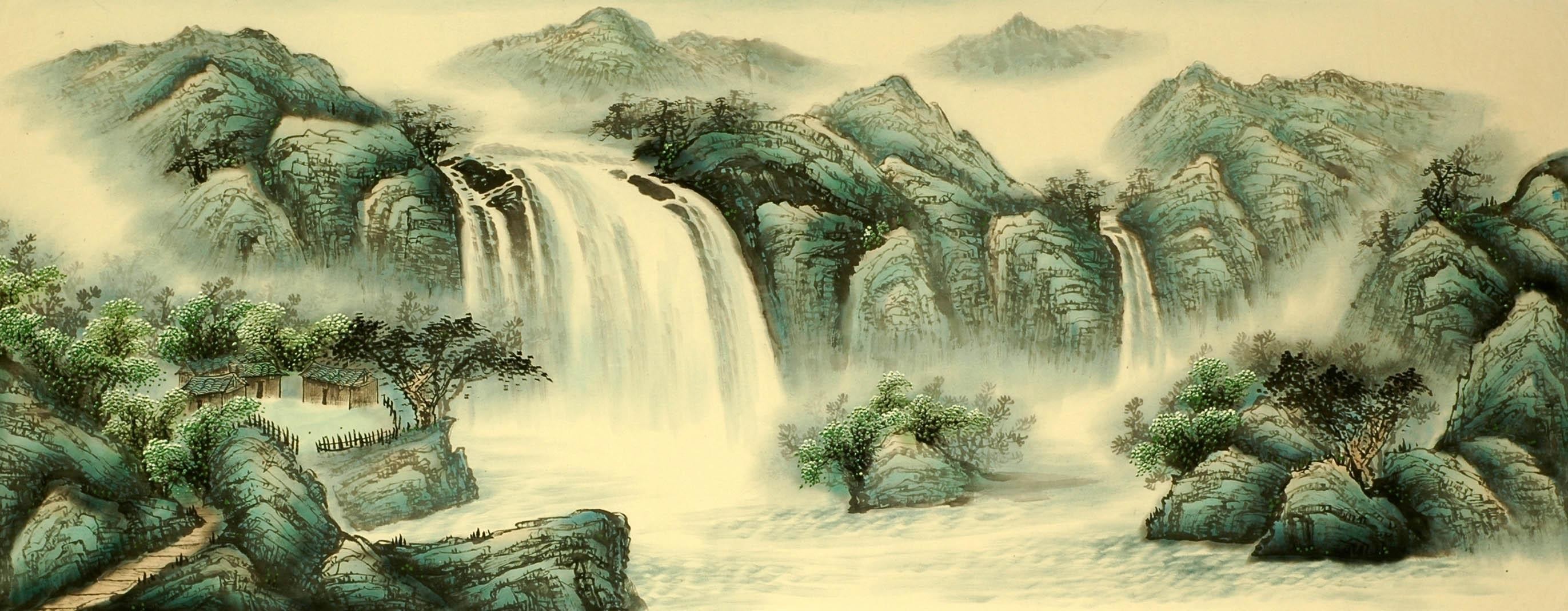 Chinese Landscape Painting - CNAG008371 Chinese Landscape Painting - CNAG008371
