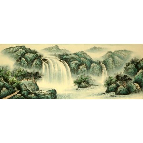 Chinese Landscape Painting - CNAG008372
