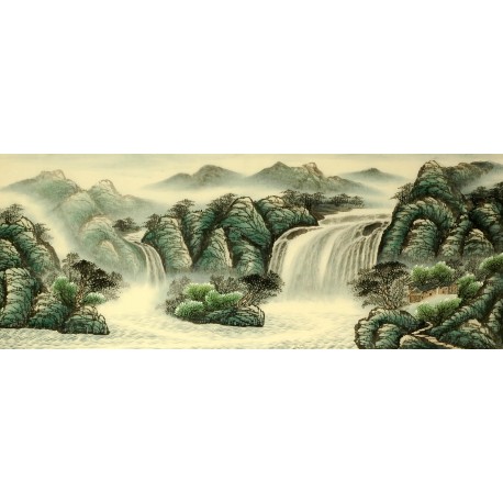 Chinese Landscape Painting - CNAG008375
