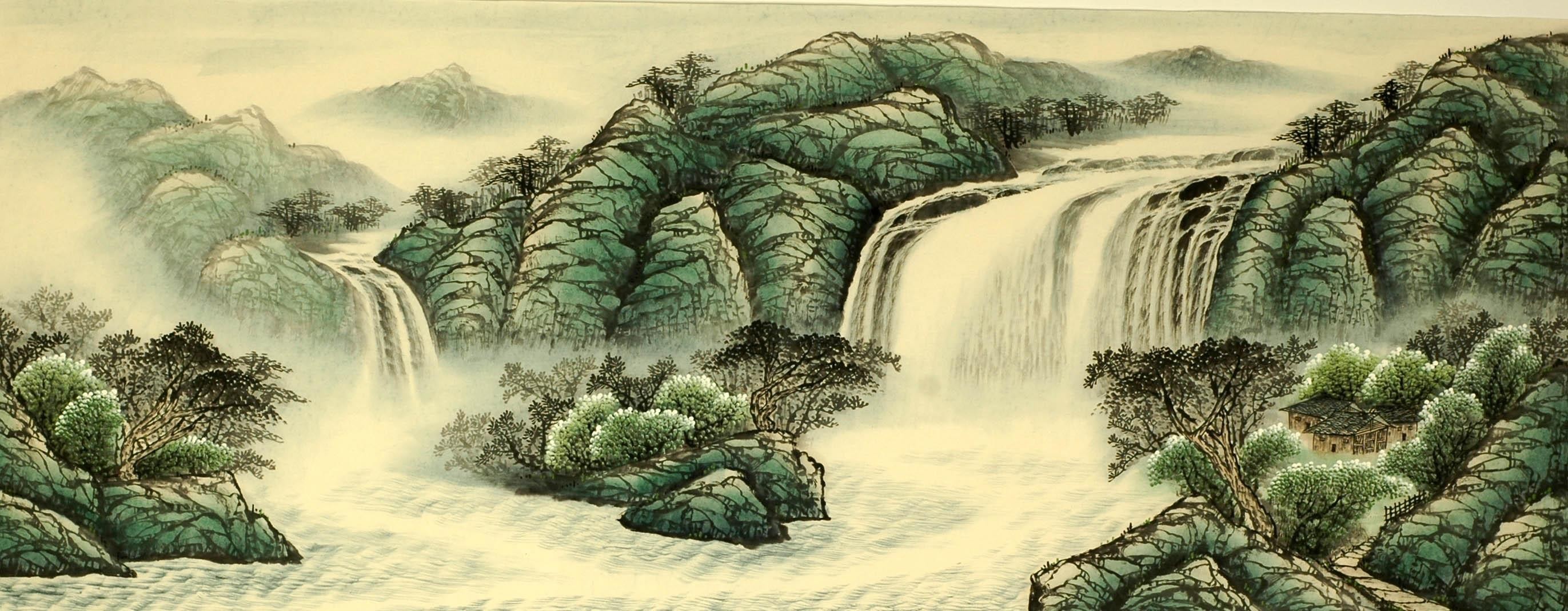 Chinese Landscape Painting - CNAG008376