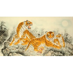Chinese Tiger Painting - CNAG008379