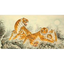Chinese Tiger Painting - CNAG008380