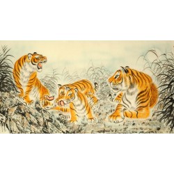 Chinese Tiger Painting - CNAG008381