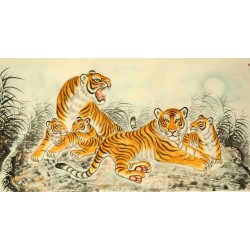 Chinese Tiger Painting - CNAG008382