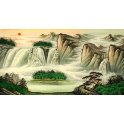 Chinese Landscape Painting - CNAG008388