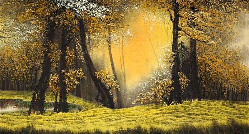 Chinese Landscape Painting - CNAG008404
