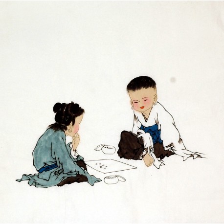 Chinese Figure Painting - CNAG008416