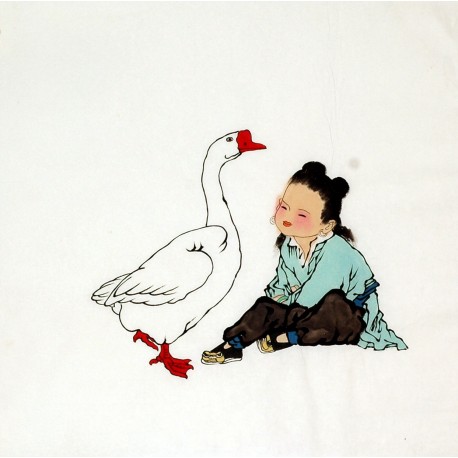 Chinese Figure Painting - CNAG008417