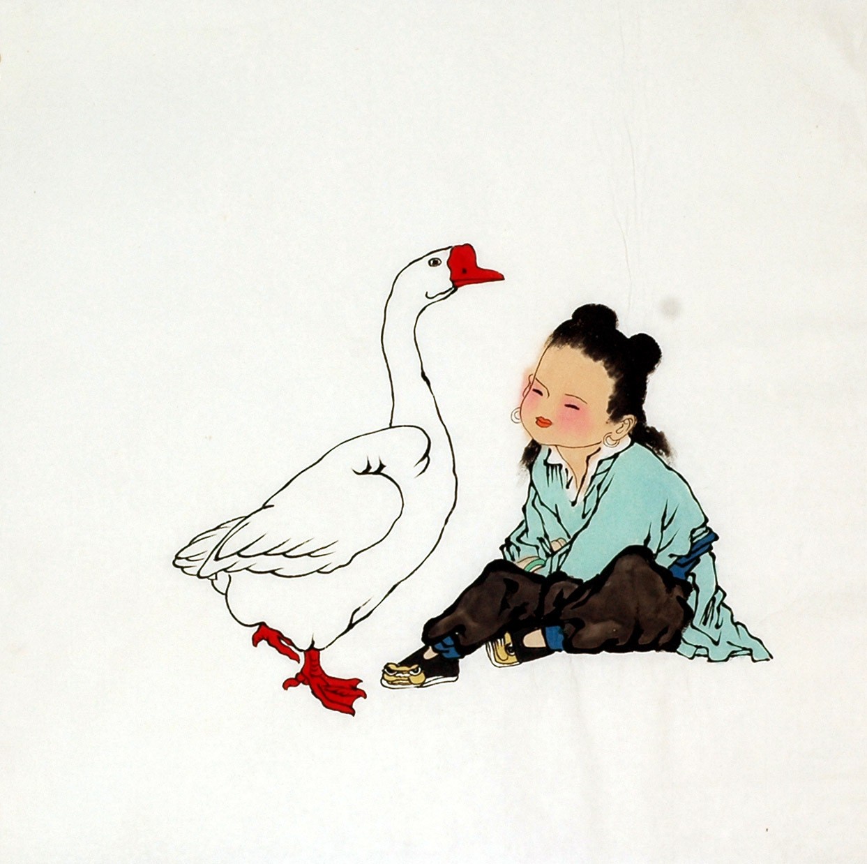 Chinese Figure Painting - CNAG008417