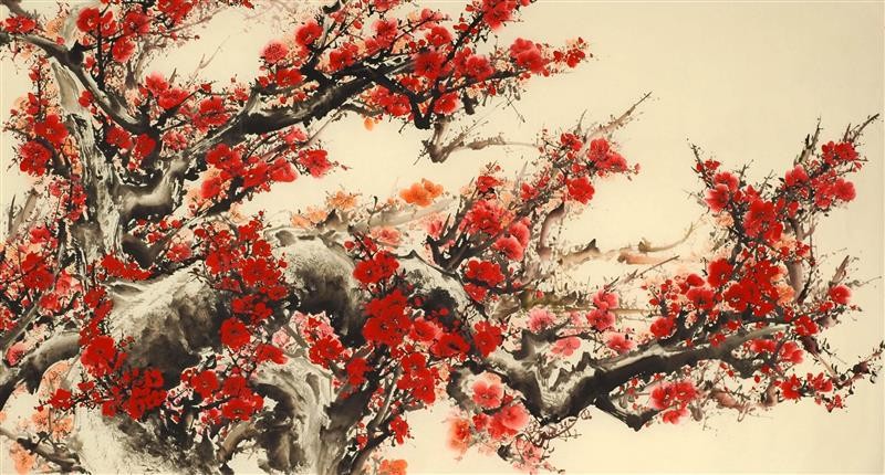 Chinese Plum Painting - CNAG008428